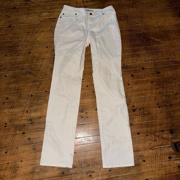 Chico’s white straight leg normcore 0/4 minimalist jeans - Picture 1 of 3